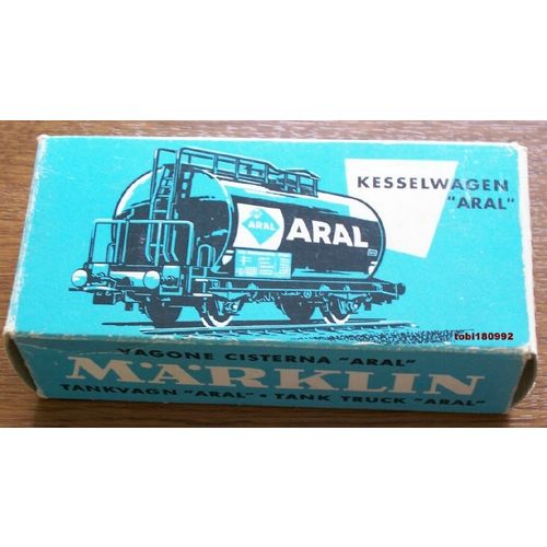 Marklin HO 4646 Aral 2 axle Tank Car in Box - Vintage