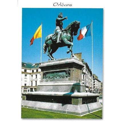 45 234 011: Orléans (Loiret): The Place Martroi: The Statue of Joan of Arc.