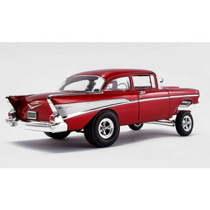 1/18 1957 Chevrolet Bel Air Gasser "Rat Fink Gasser" Red Metallic Limited Editio