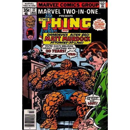 Marvel Two-in-one (Vol 1) # 037 FN BRONZE AGE COMICS