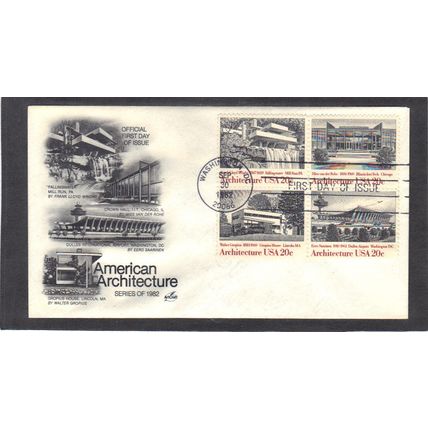 FDC Art Craft 2019-2022 20c Architecture (Cachet-U/A) CV00102