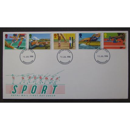 ROYAL MAIL - SPORT FIRST DAY COVER 1986 (a)