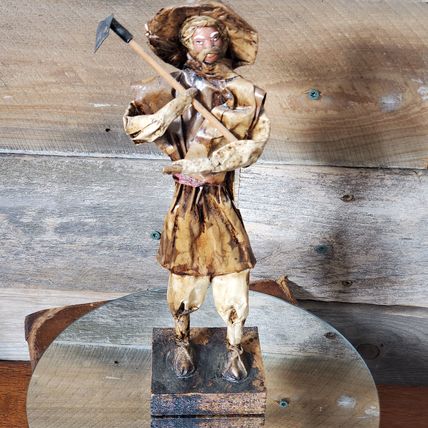 Paper Mache Mexican Folk Art - Peasant Farmer