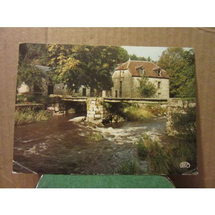 CROZANT, CREUSE, France used postcard 1980 pm =