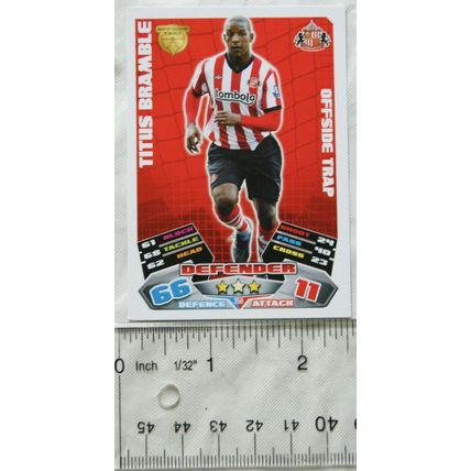 2011/12 Topps Match Attax Trading Card - Titus Bramble, Sunderland