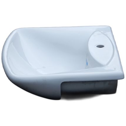 Roca Sydney 65cm semi-recessed 1TH Basin in White A328387000