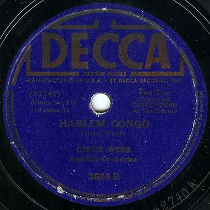 Decca 78 #3684 - "Jukin" by Woody Herman & "Harlem Congo" by Chick Webb