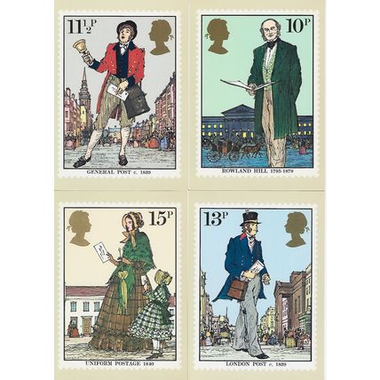 GB 1979 August PHQ M set of 4 Sir Rowland Hill