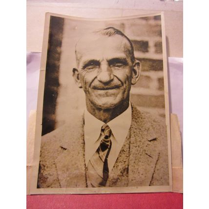 WILLIAM FORD, BROTHER OF HENRY FORD 1934 press release photograph Ford Motor Co#