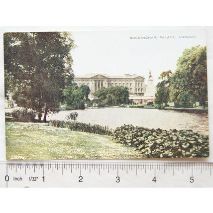 vintage Colour Postcard London, Buckingham Palace