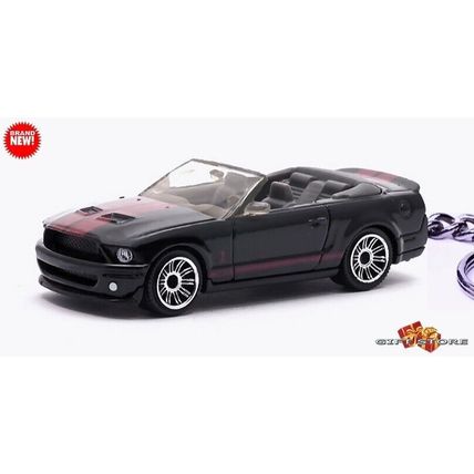 RARE KEYCHAIN BLACK SHELBY MUSTANG GT500 CONVERTIBLE GREAT GIFT NOVELTY