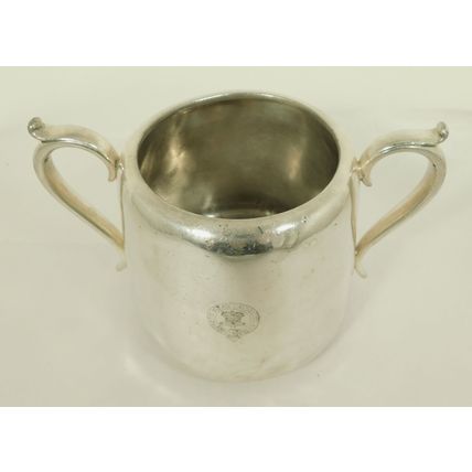 Antique Pacific Steam Navigation Cruise Steamship Elkington Silver Plate Bowl