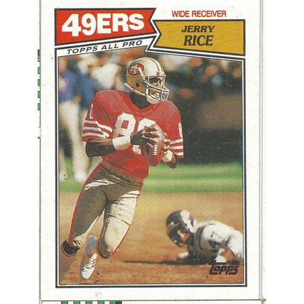1987 TOPPS JERRY RICE #115