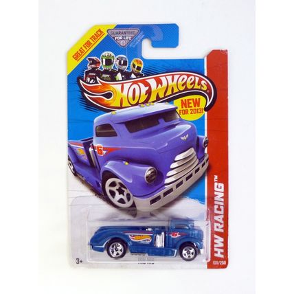 Hot Wheels Mig Rig #109/250 HW Racing Blue Die-Cast Car 2013