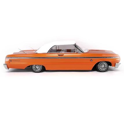 REDCAT SIXTYFOUR RTR RC LOWRIDER CAR 1:10 1964 CHEVY IMPALA HOPPING Orange/White