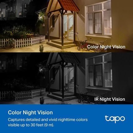 Tapo Solarcam C403 Kit, Outdoor Battery Camera W/Solar Panel, Wireless, 1080P, F