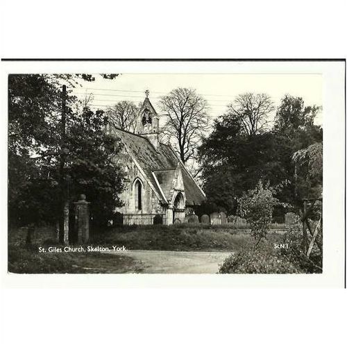 Yorkshire SKELTON St Giles Church Postcard by Lilywhite (SLN.1)
