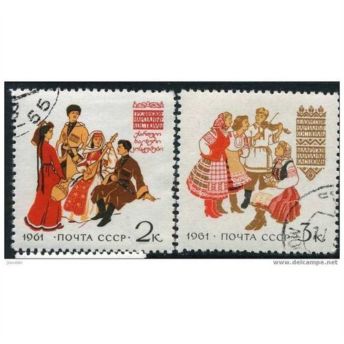 1961 Michel 2478/2479 - #3 cancelled