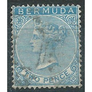 Bermuda 1886 SG25 2d Blue Fine Used ....
