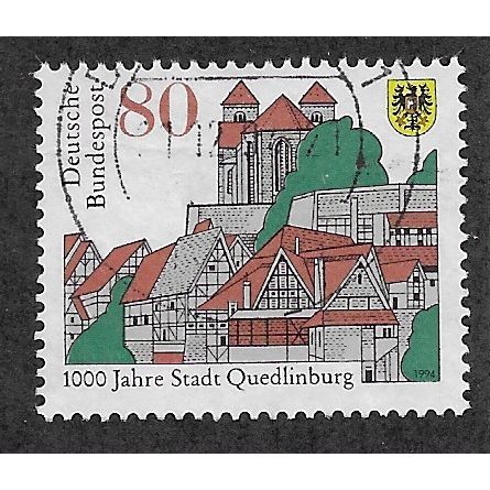 GER 1994 80pf '1000TH ANN OF QUEDLINBURG' FINE USED (EBID52-197)
