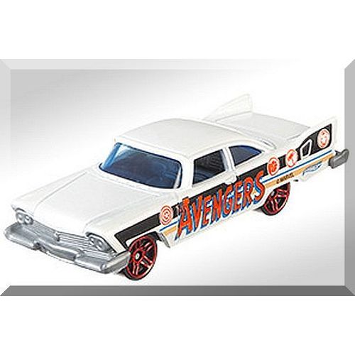 Hot Wheels - '57 Plymouth Fury: '16 Captain America 75th Anniversary #6 *Loose*