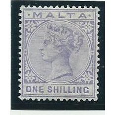 malta stamps sg29 pale violet hm sg 29 hm very fresh