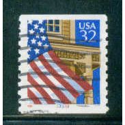 Used 2913 32c U.S. Flag Over Porch Fine CNS 33333 W0860