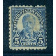 586 5c Theodore Roosevelt Average MHT C1527