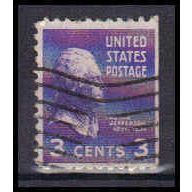 Used 807 3c Thomas Jefferson Fine BPS KA5579