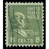 Used 813 8c Martin Van Buren Barely Clears M07880
