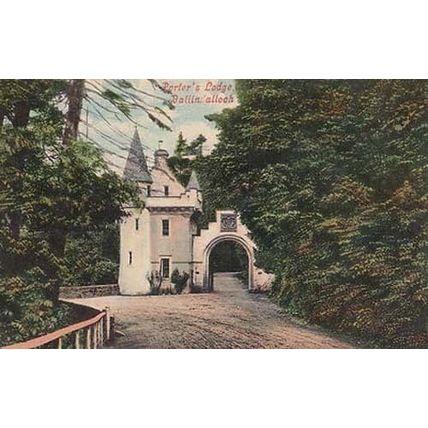 Ballindalloch Porters Lodge Scotland Antique Postcard