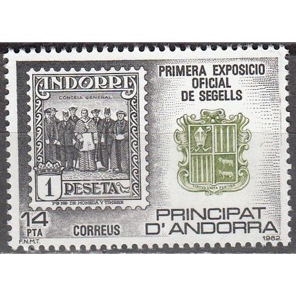 Andorra Español 1982 Michel 159 Neuf ** Cote (2008) 1.00 € 1ère exposition