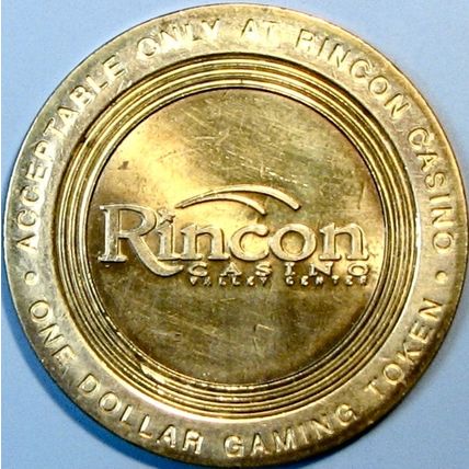 Rincon. $1 Casino Token. Valley Center, CA. R24