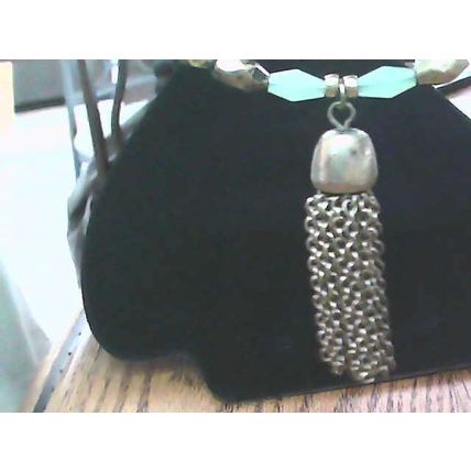Metal Tassel Bracelet Turquoise Color Beaded