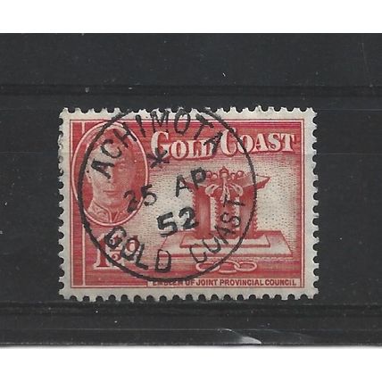 GoldCoast.SG137 1 1/2d Emblem of Joint Provincial Council.Fine Used.Jun25k