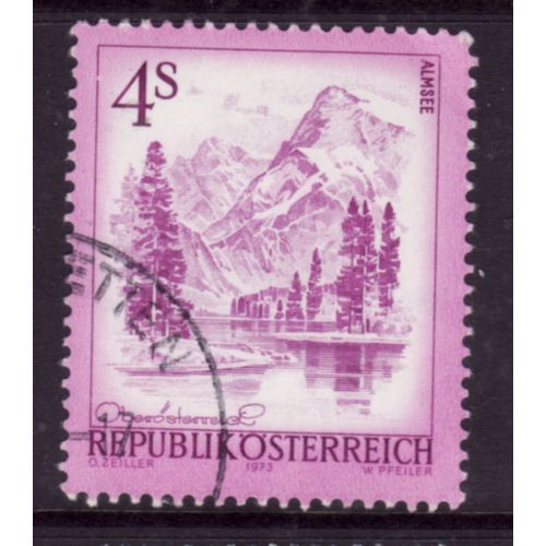 AUSTRIA 1973 SG 1681 VIEWS 4s ALMSEE FINE USED#5