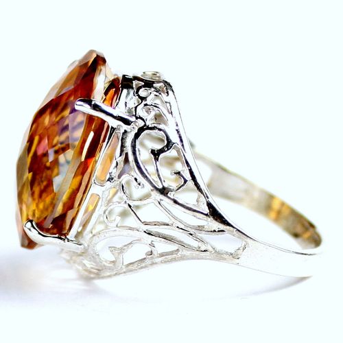 Twilight Fire Topaz, 925 Sterling Silver Ring, SR291