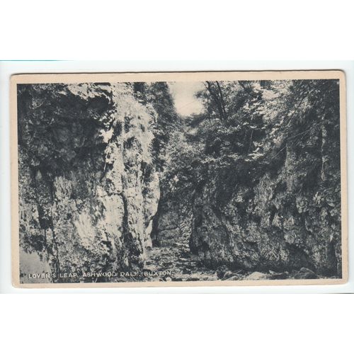 Lover's Leap Ashwood Dale Buxton Derbyshire Pelham Postcard