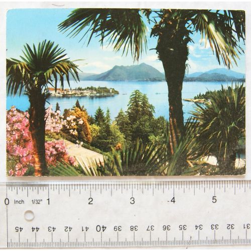 1970s postcard Stresa, Lake Maggiore & Bella Island