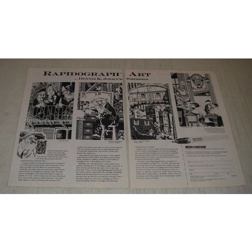 1991 Koh-i-noor Rapidograph Technical Pens Ad - Dennis K. Joern's Whimsies
