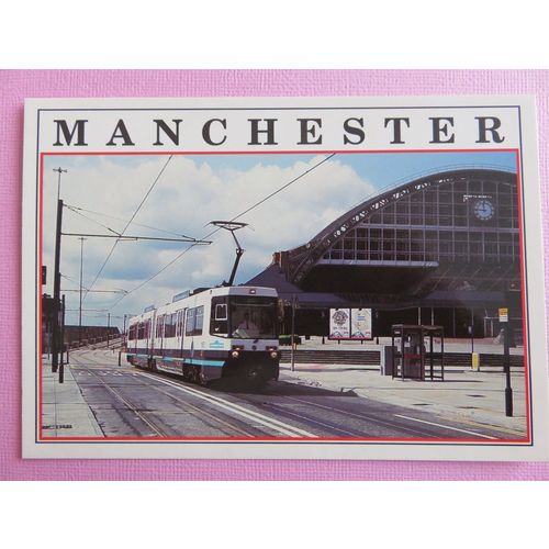 Manchester Tram, Lancashire Postcard #6