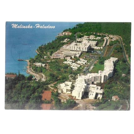 MALINSKA, Croatia vintage used postcard.. JUGOSLAVIA / Yugoslavia 1978 pm =
