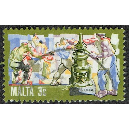 Malta 1981 History of Maltese Industry 3c Multicoloured SG670 FU