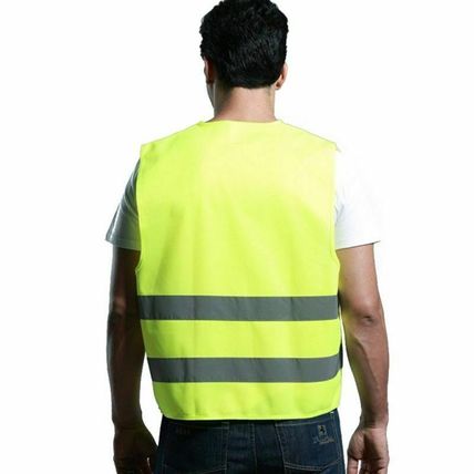 High Safety Visibility Reflective Vest Warning Waistcoat Stripes Jacket Car UK