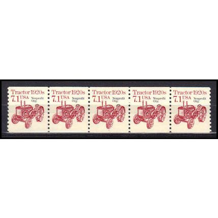 2127a 7.1c Tractor Very Fine MNH Dry Gum PNC 1/5 X0841