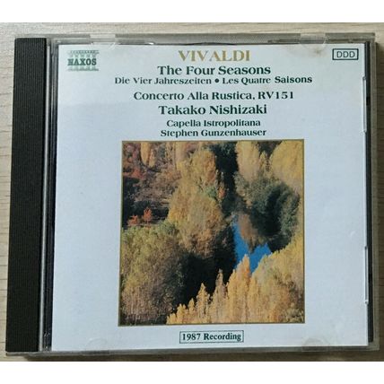 CD Vivaldi THE FOUR SEASONS Capella ISTROPOLITANA / Takako Nishizaki