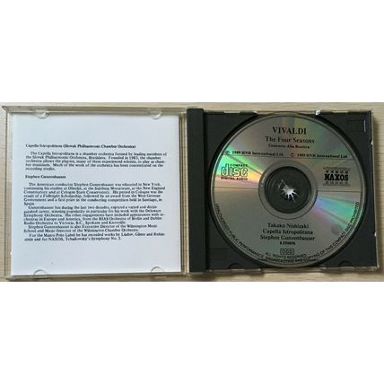 CD Vivaldi THE FOUR SEASONS Capella ISTROPOLITANA / Takako Nishizaki