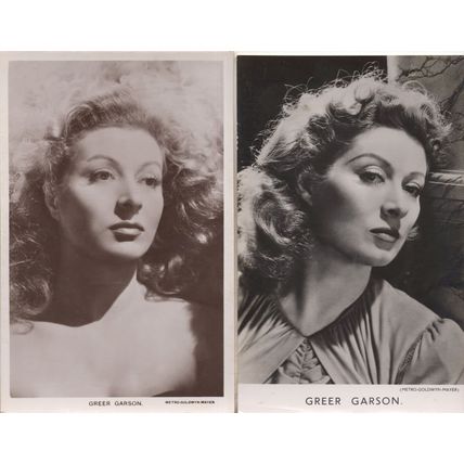 Greer Garson Picturegoer & MGM Photo Postcard s