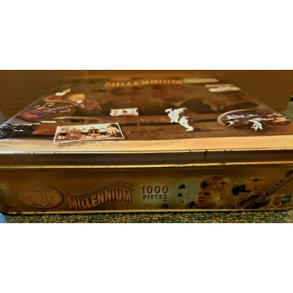 Millennium 1950-1960's Metal Box Jigsaw Puzzle 1000 Pc. Hasbro MB 1999 Complete