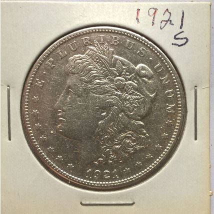 1921 S MORGAN SILVER DOLLAR